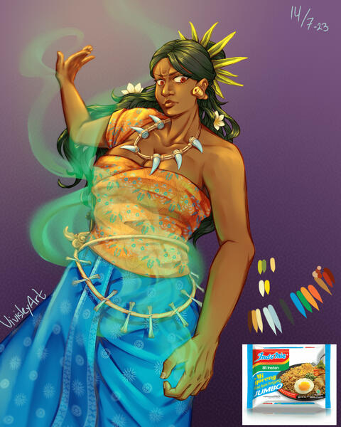 DNDJKT Indomie Art Challenge - Bhadradewi